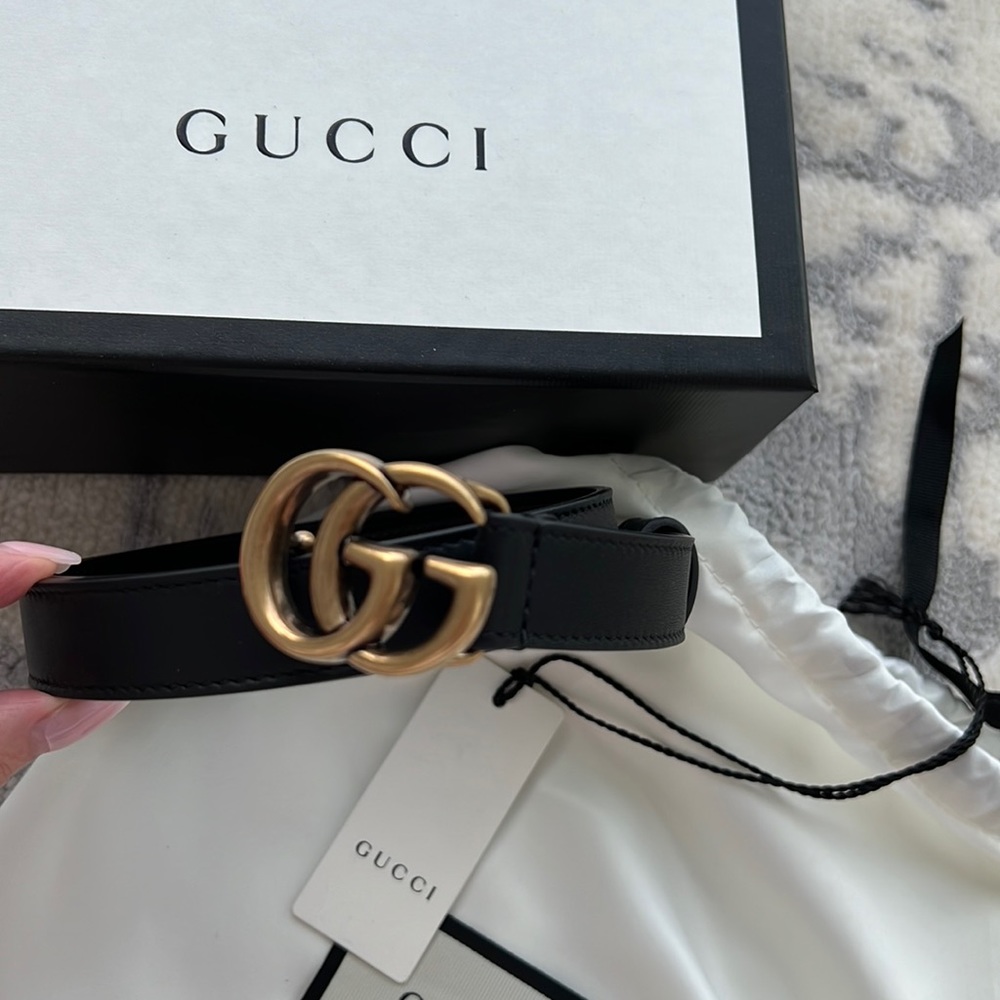 Gucci Marmont Thin Belt